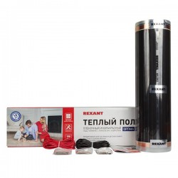 Пленочный теплый пол под ламинат Rexant (Рексант), купить по выгодной цене в интернет-магазине 21vek-220v.ru