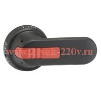 Ручка OHB125J12E011-RUH (черная) с символами на русском для упра вления через дверь реверсивными руб