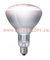 Лампа инфракрасная PHILIPS IR150CH BR125 E27 230 250V d125x181 прозрачная