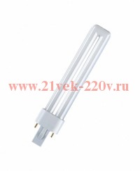 Лампа компактная люминесцентная DULUX S 9W/21 840 G23 (холодный белый)