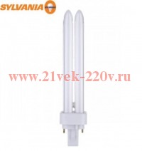 Лампа люминесцентная SYLVANIA LYNX D 26W/ 827 G24d 3 (теплый белый 2700К)