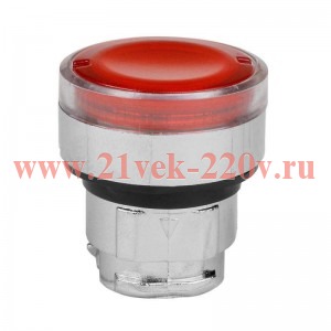 Головка кнопки OptiSignal D22 A4-PL-4 с подсветкой красн. металл ZB4BW343 КЭАЗ 332258