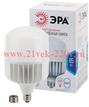 Лампа светодиодная POWER T140-85W-4000-E27/E40 ЭРА Б0032087