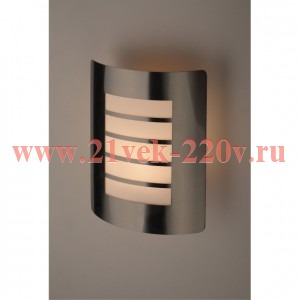 Светильник WL22 декор. подсветка MAX40W E27 IP44 хром/бел. ЭРА Б0034621