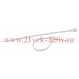 Стяжка кабельная 2.5х150 NO-KS0-02 бел. (уп.100шт) ЭРА Б0039372