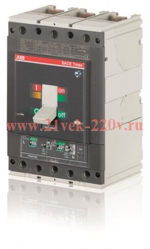 Выключатель автоматический T5N 400 PR222DS/P-LSI In=400 3p F F ABB