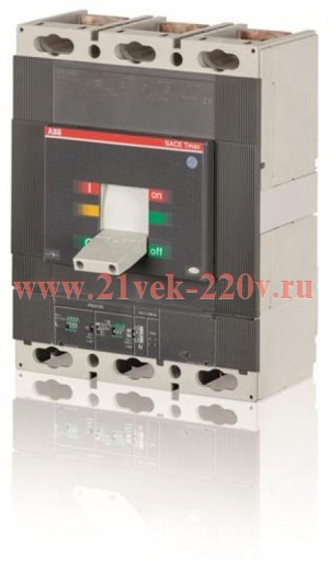 Выключатель автоматический ABB Tmax T6N 800 PR221DS-LS/I In800 3p F F