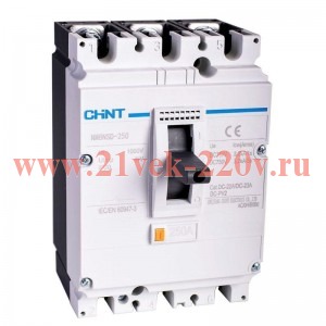 Выключатель-разъединитель пост. тока 4п DC NM8NSD-250 (R) CHINT 273115