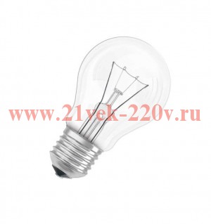 Лампа накаливания CLASSIC A CL 75W 230V E27 935lm d60x105 OSRAM