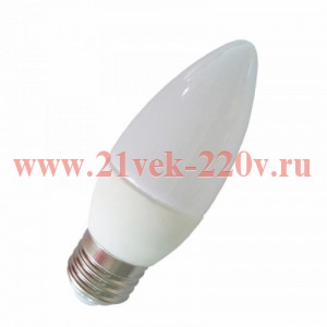 Лампа светодиодная свеча FL-LED C37 7.5W E27 4200К 220V 700Лм 37*100mm FOTON нейтральный белый свет