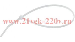 Стяжки кабельные 200х3.6мм ДхШ нейлон натуральный (100шт) SKT200-80-100 ABB