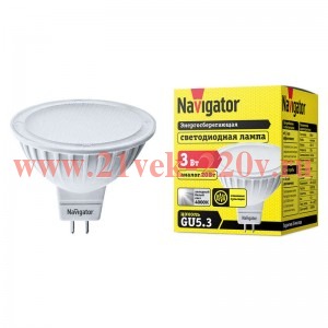 Лампа Navigator 94 127 NLL-MR16-3-230-4K-GU5.3(Standard)