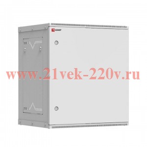 Шкаф телекоммуникационный настенный разборный 12U (600х450) дверь металл, Astra A серия EKF Basic