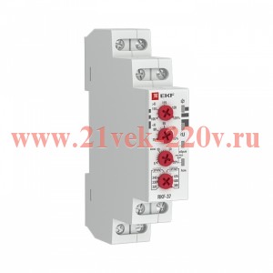 Реле контроля фаз RKF-37 1НО+1НЗ 8А 154-540В 50/60Гц EKF PROxima