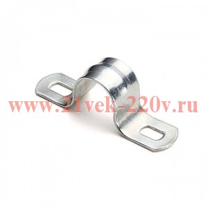 Скоба металлическая двухлапковая d 12-13 мм (100шт.) EKF PROxima