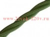 2х0.75 Green(зеленый) матерчатый провод