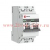 Автоматический выключатель 2P 6А (C) 4,5kA ВА 47-63 EKF PROxima (автомат)