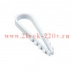 Дюбель-хомут для круглого кабеля (11-18мм) белый (50шт.) EKF PROxima