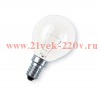 Лампа накаливания CLASSIC P CL 60W 230V E14 (шарик прозрачный d=45 l=80)