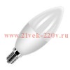 Лампа светодиодная свеча FL-LED C37 5.5W E14 2700К 220V 510Лм 37*100mm FOTON тёплый белый свет
