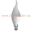 Лампа светодиодная свеча на ветру FL-LED CA37 7,5W 6400К E14 700Лм 37*108mm FOTON дневной белый свет