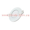 Светодиодная панель FL-LED PANEL-R03 3W 3000K D= 88mm h=20mm d=75mm 270Лм FOTON теплый белый свет