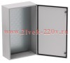 Навесной металлический влагозащищенный шкаф DKC ST IP65 600x400x250мм с монтажной платой