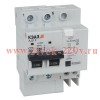 Выключатель автоматический дифференциального тока 2п C 50А 300мА тип AC 4.5кА АД12-24C50-АC УХЛ4 КЭА