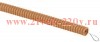 Труба гофрированная легкая ПВХ d16мм с протяжкой сосна (уп.25м) Эра Б0043211