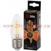 ЭРА F-LED B35-11w-827-E27 (филамент, свеча, 11Вт, тепл, E27)