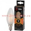 ЭРА F-LED B35-9w-827-E14 frost (филамент, свеча мат, 9Вт, тепл, E14)