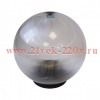 ЭРА НТУ 02-100-302 Светильник садово-парковый, шар прозрачный призма D=300 mm
