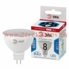 ЭРА Светодиодные лампочки STD LED MR16-8W-12V-840-GU5.3 GU5.3 8Вт софит нейтральный белый свет