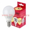 ЭРА Лампочка светодиодная RED LINE LED P45-10W-827-E14 R E14 10Вт свеча теплый белый свет