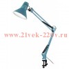 ЭРА Настольный светильник N-121-E27-40W-LBU Е27 на струбцине голубой