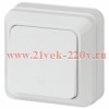 Выключатель 10А-250В IP20 ОУ Intro Quadro, белый 2-101-01 (5055945565539)
