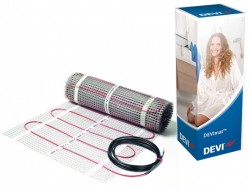 Нагревательные маты для теплого пола под плитку DEVI (Деви), купить по выгодной цене в интернет-магазине 21vek-220v.ru