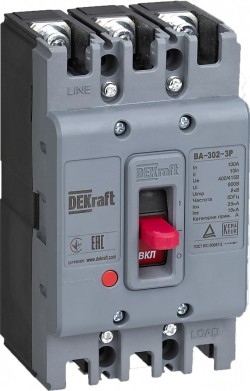 Силовые автоматические выключатели Schneider Electric, DEKraft, купить по низкой цене в Москве