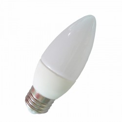 Лампы светодиодные LED свеча с цоколем E14, E27, купить по низкой цене в Москве