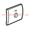 Накладка TV розетки Legrand Galea Life White