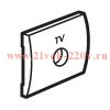 Накладка TV розетки Legrand Galea Life Titanium