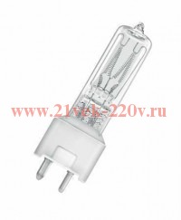 Лампа галогенная 64674 FRH CP/82 230V 500W GY9,5 d22x75 200 h 13500 lm (PHILIPS 6873P)