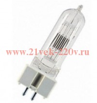 Лампа специальная галогенная Osram 64718 GCK/GCT T/27(T/26) 650W 230V GY9.5 400h 3000K (PH 6823P)