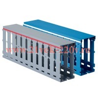 Короб перфорированный, синий DKC RL12 25x60