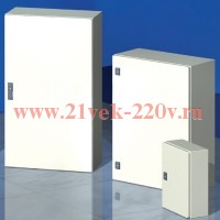 Навесной металлический влагозащищенный шкаф DKC CE IP55 600x600x400мм с монтажной платой