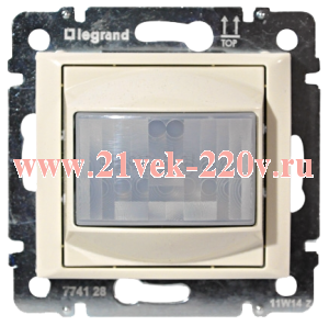 Датчик движения Legrand Valena 320Вт угол 130° слоновая кость