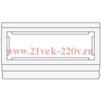 PDA3-45N 80 Рамка-суппорт под 6 модулей 45х45 мм ДКС