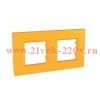 Рамка Unica Quadro 2 поста оранж
