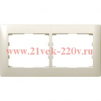 Рамка Legrand Galea Life 2 поста горизонтальная White