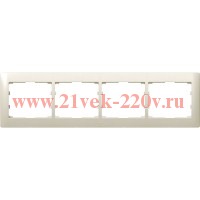 Рамка Legrand Galea Life 4 поста горизонтальная White